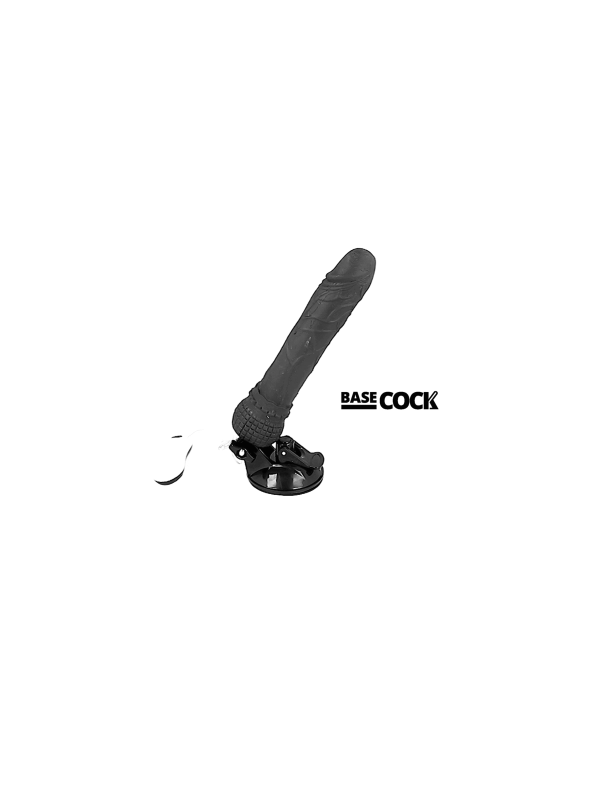 Realistischer Vibrator mit Fernbedienbares Schwarz 19.5 cm -O- 4 cm von Basecock