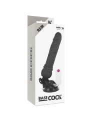 Realistischer Vibrator mit Fernbedienbares Schwarz 19.5 cm -O- 4 cm von Basecock