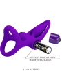 Vibratorring 10 Vibrationen Lila Silikon von Pretty Love Male