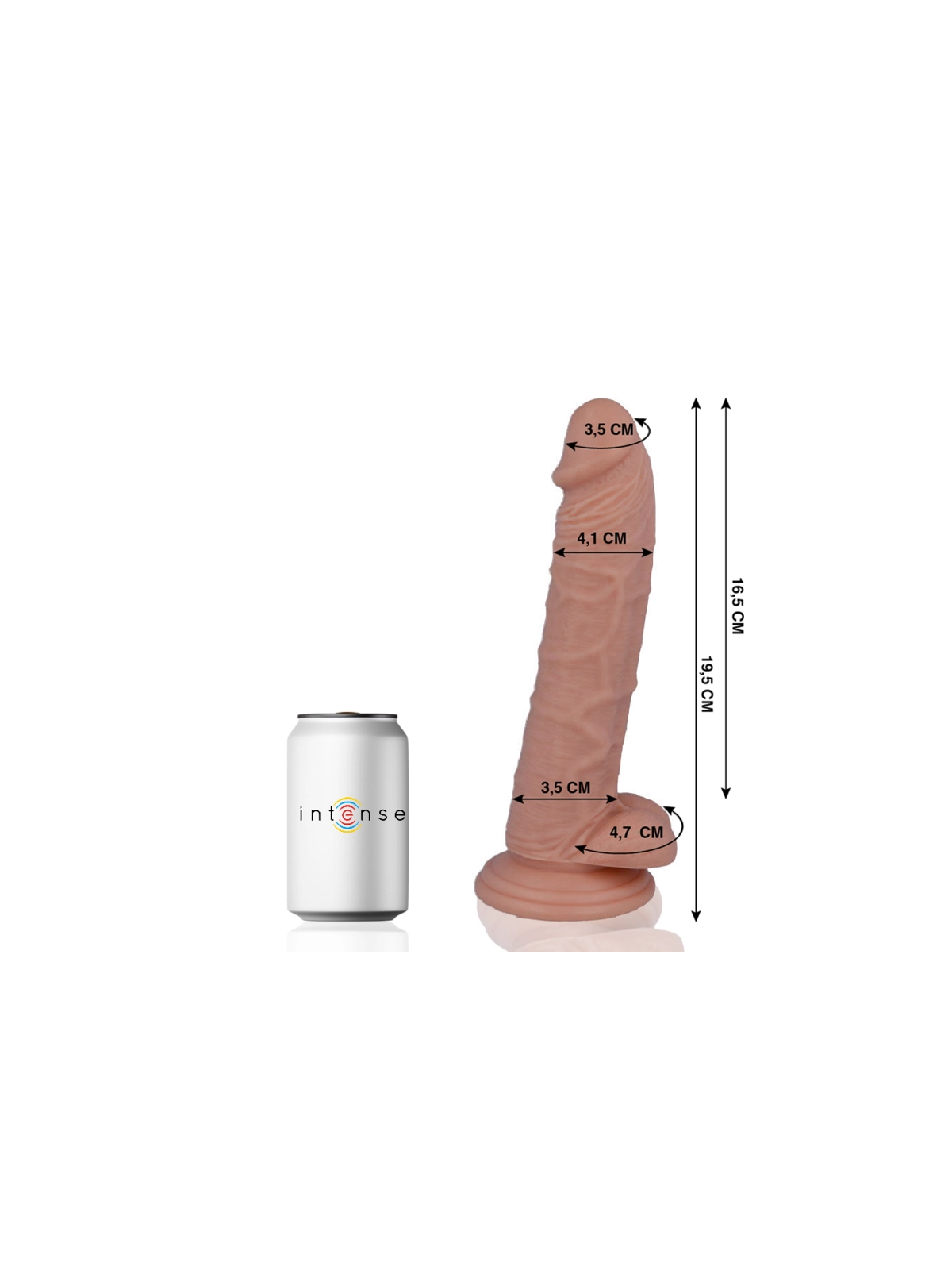 Mr 15 Realistischer Dildo 19.5 cm -O- 4.1 cm von Mr. Intense