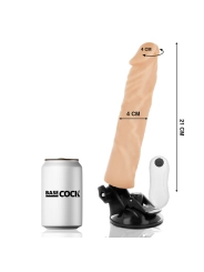 Realistischer Vibrator mit Fernbedienbares Naturweiss 21 cm -O- 4 cm von Basecock