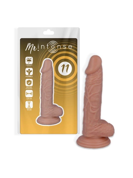 Mr 11 Realistischer Dildo 18 cm -O- 3.8 cm von Mr. Intense