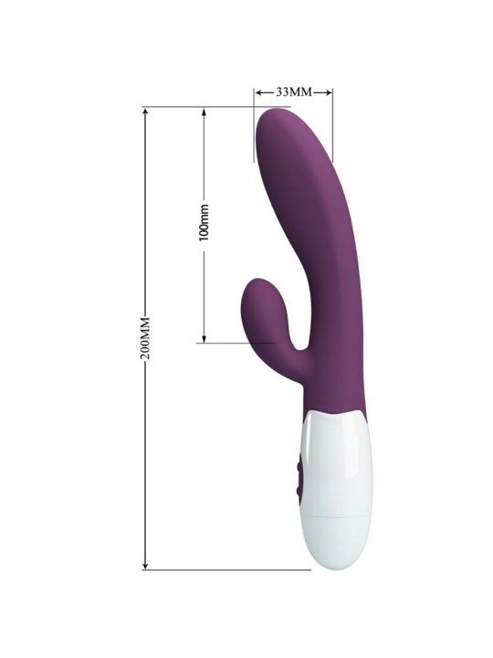 Alvis Rabbit Vibrator & Lila G-Punkte von Pretty Love Flirtation