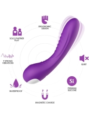 Legend Vibrator Silikon Lila von Armony Vibrators