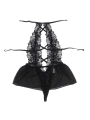 TEDDY-HALTER-NECK-BARE-BACK-SPITZE SCHWARZ VON SUBBLIME