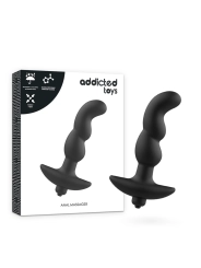 Analmassager mit Schwarzer Vibration. Modell 2 von Addicted Toys