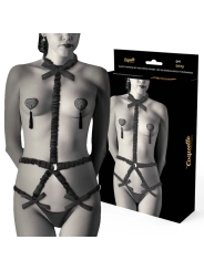 Dessous-Set mit Deluxe-Nippelabdeckungen von Coquette Accessories