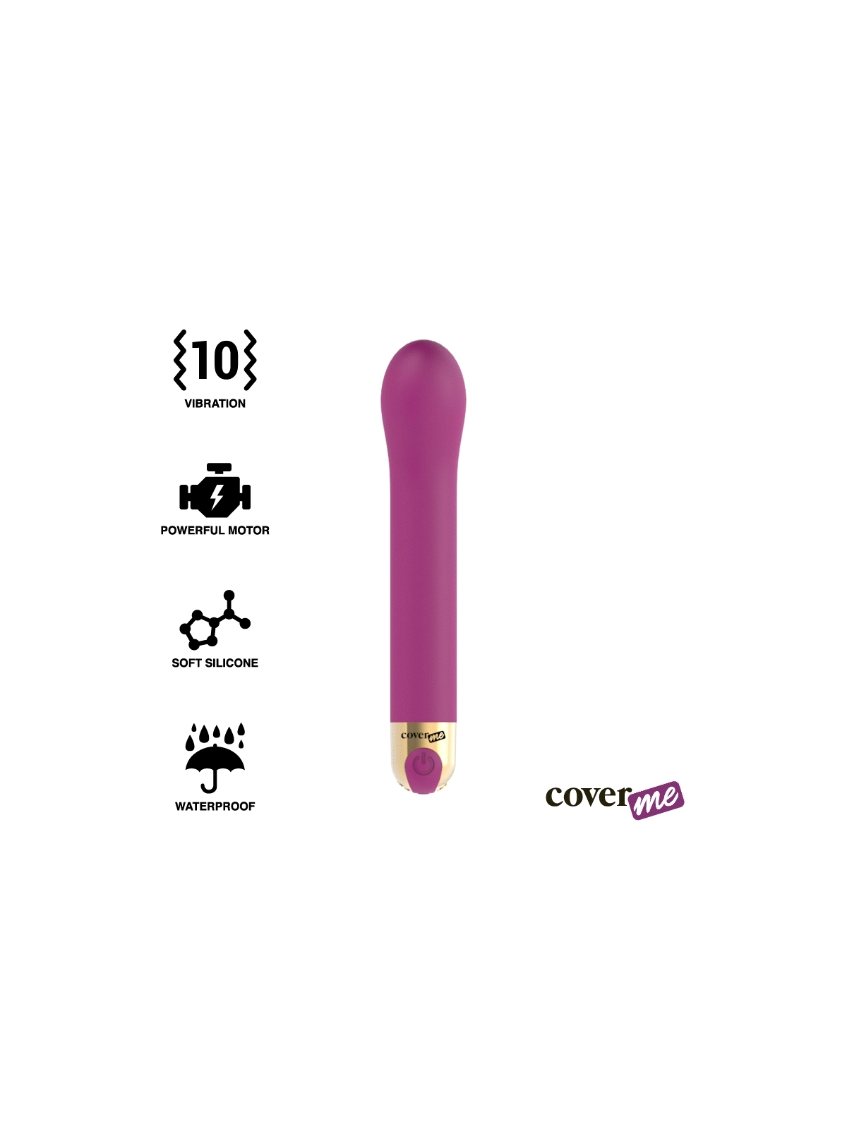 G-Spot-Vibrator 10 Geschwindigkeit von Coverme