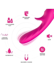 Romance Vibrator mit Stimulator Fuchsia von Armony Vibrators