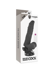 Vibrator mit Fernbedienbares Schwarz 21 cm -O- 5 cm von Basecock