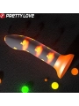 Magischer Nacht-Dildo Ohne Vibration Leuchtendes Orange von Pretty Love Flirtation