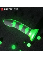 Magischer Nacht-Dildo Ohne Vibration Leuchtendes Grün von Pretty Love Flirtation