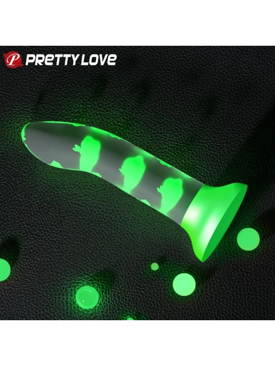 Magischer Nacht-Dildo Ohne Vibration Leuchtendes Grün von Pretty Love Flirtation