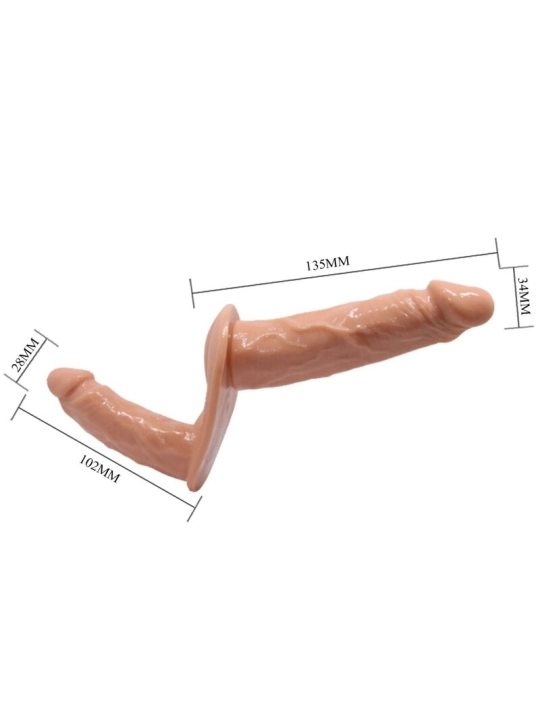 Ultra Leidenschaftlicher Doppelte Dildos mit Geschirr von Baile Harness Collection