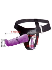 Weibliches Anal und Vaginalgeschirr Flieder G-Punkt 17 cm von Baile