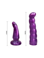 Weibliches Anal und Vaginalgeschirr Flieder G-Punkt 17 cm von Baile