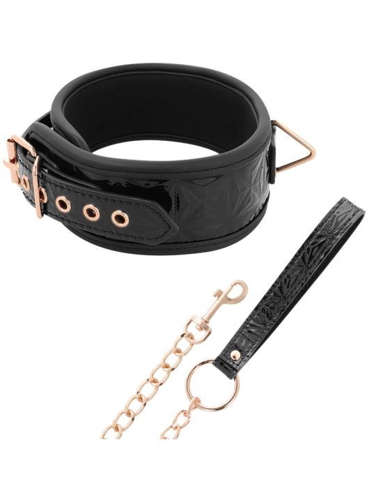 Black Edition Premium Veganer Lederhalsband von Begme Black Edition