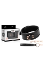 Black Edition Premium Veganer Lederhalsband von Begme Black Edition