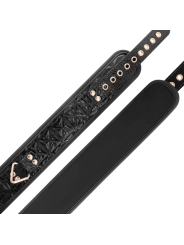 Black Edition Premium Veganer Lederhalsband von Begme Black Edition