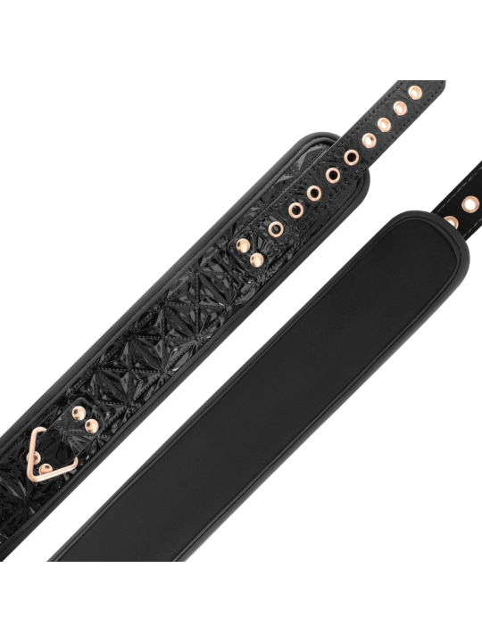 Black Edition Premium Veganer Lederhalsband von Begme Black Edition