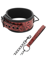 Red Edition Premium Veganes Lederhalsband mit Neoprenfutter von Begme Red Edition