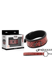 Red Edition Premium Veganes Lederhalsband mit Neoprenfutter von Begme Red Edition