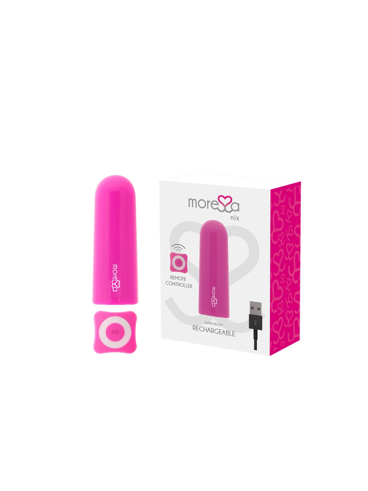 Nix Vibrator Fernbedienbares Rosa von Moressa