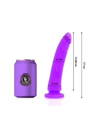 Toys Lila Dildo Medizinisches Silikon 17 cm -O- 3 cm von Deltaclub