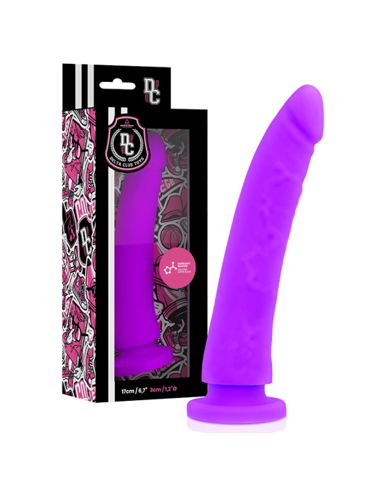 Toys Lila Dildo Medizinisches Silikon 17 cm -O- 3 cm von Deltaclub