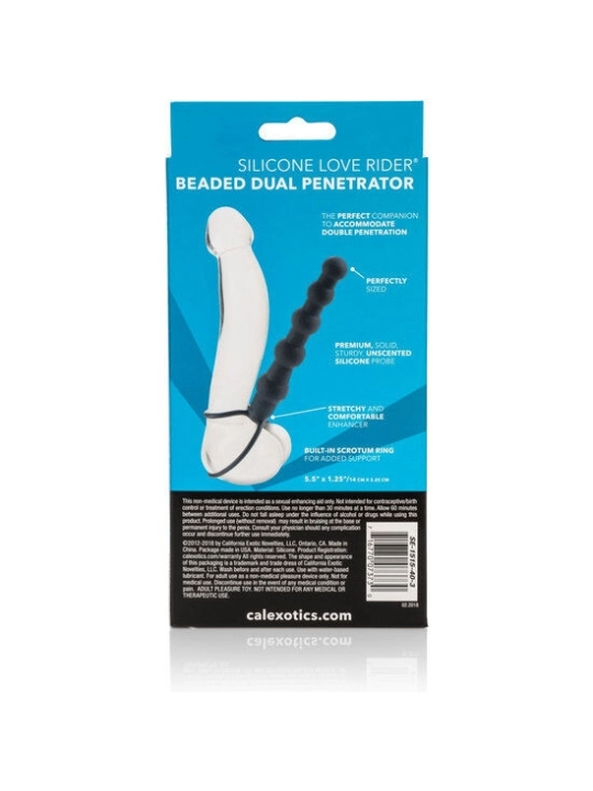 Beaded Dual Penetrator Schwarz von Calexotics