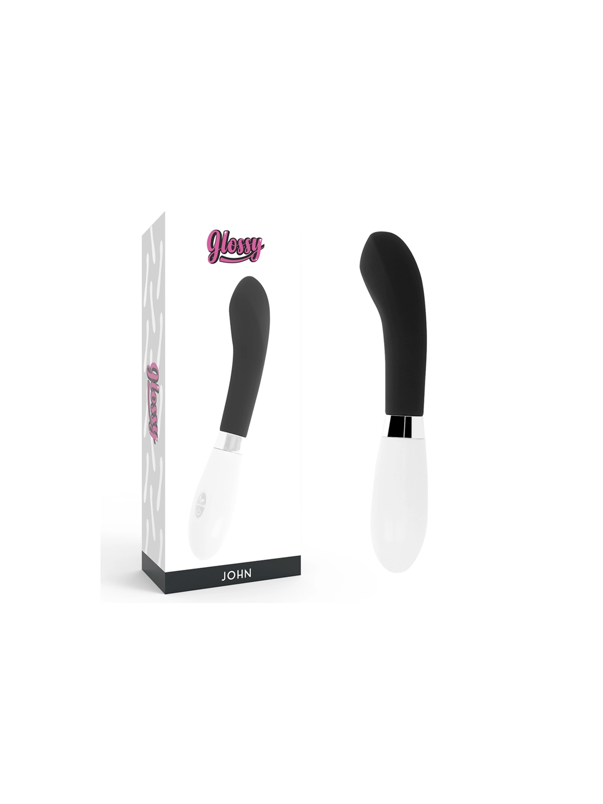 John Vibrator Schwarz von Glossy