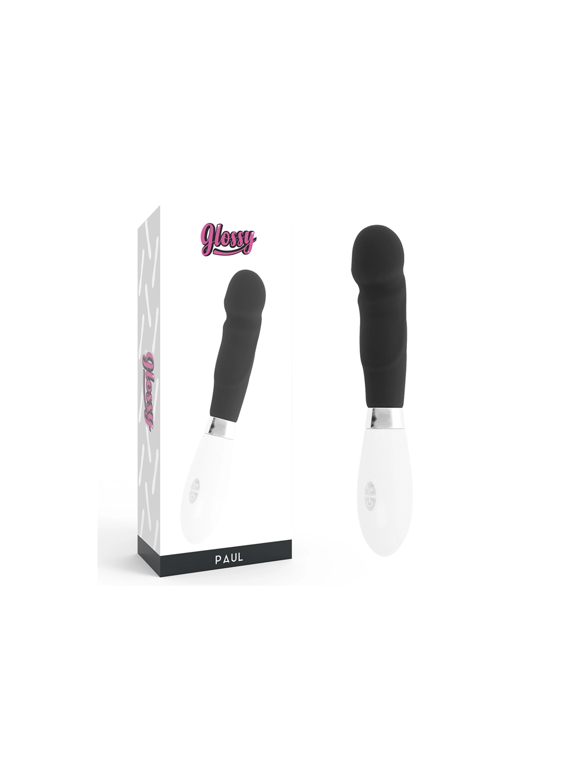 Paul Vibrator Schwarz von Glossy