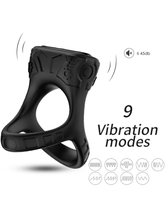 Ringvibrator & Multiposition Schwarz von Armony For Him