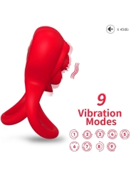 Ringvibrator Herz Rot von Armony For Him