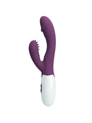 Butterfly Kiss Rabbit Vibrator & G-Spot Stimulator Lila von Pretty Love Flirtation