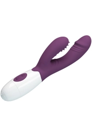 Butterfly Kiss Rabbit Vibrator & G-Spot Stimulator Lila von Pretty Love Flirtation