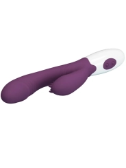 Butterfly Kiss Rabbit Vibrator & G-Spot Stimulator Lila von Pretty Love Flirtation