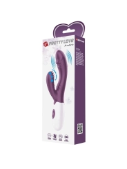 Butterfly Kiss Rabbit Vibrator & G-Spot Stimulator Lila von Pretty Love Flirtation