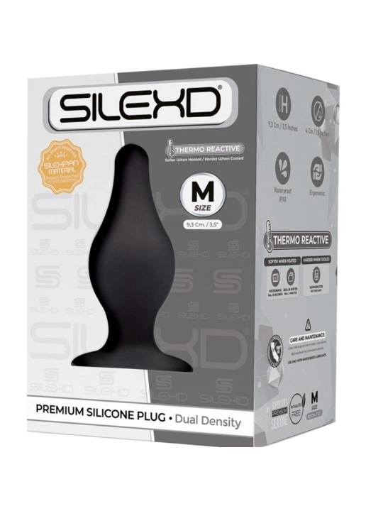 Modell 2 Analplug Premium Silexpan Silikon Premium Thermoreaktive Grösse M von Silexd