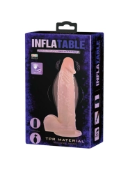 Realistischer Vibrierender und Aufblasbarer Dildo von Baile