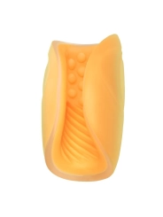 Beaded Grip Masturbator Orange von Calexotics