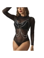 Harness-BH mit Kettendetail, One Size (S-L) von Subblime Fetish