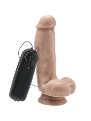 Dildo 12 Cm mit Kugeln und Vibration Hautfarben von Get Real