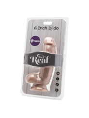 Dildo 12 Cm mit Kugeln und Vibration Hautfarben von Get Real