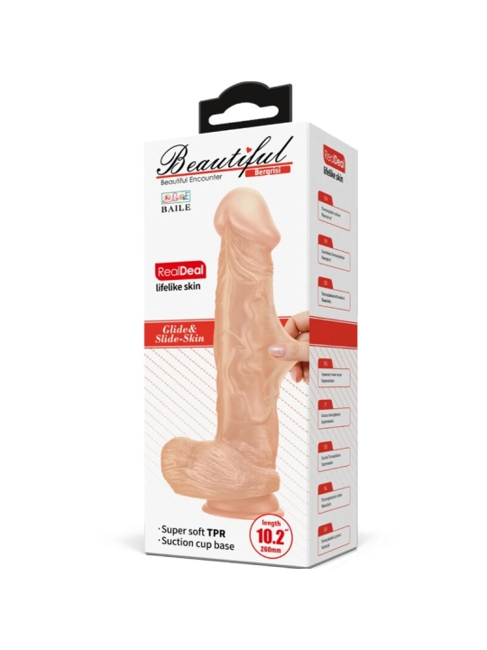 Schöne Begegnung Bergrrisi Flexibler Realistischer Dildo 26 cm Natürlich von Baile Dildos