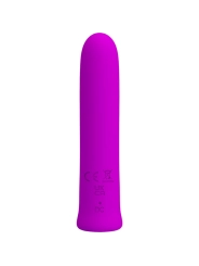 Curtis Mini Super Power Vibrator 12 Lila Silikonvibrationen von Pretty Love Flirtation