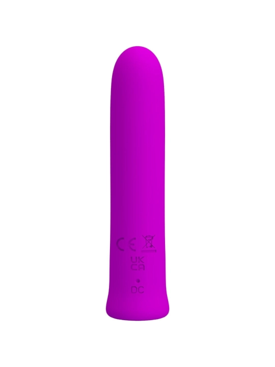 Curtis Mini Super Power Vibrator 12 Lila Silikonvibrationen von Pretty Love Flirtation