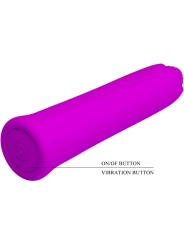 Curtis Mini Super Power Vibrator 12 Lila Silikonvibrationen von Pretty Love Flirtation