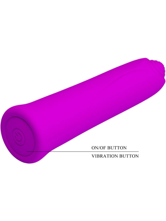 Curtis Mini Super Power Vibrator 12 Lila Silikonvibrationen von Pretty Love Flirtation