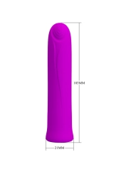 Curtis Mini Super Power Vibrator 12 Lila Silikonvibrationen von Pretty Love Flirtation